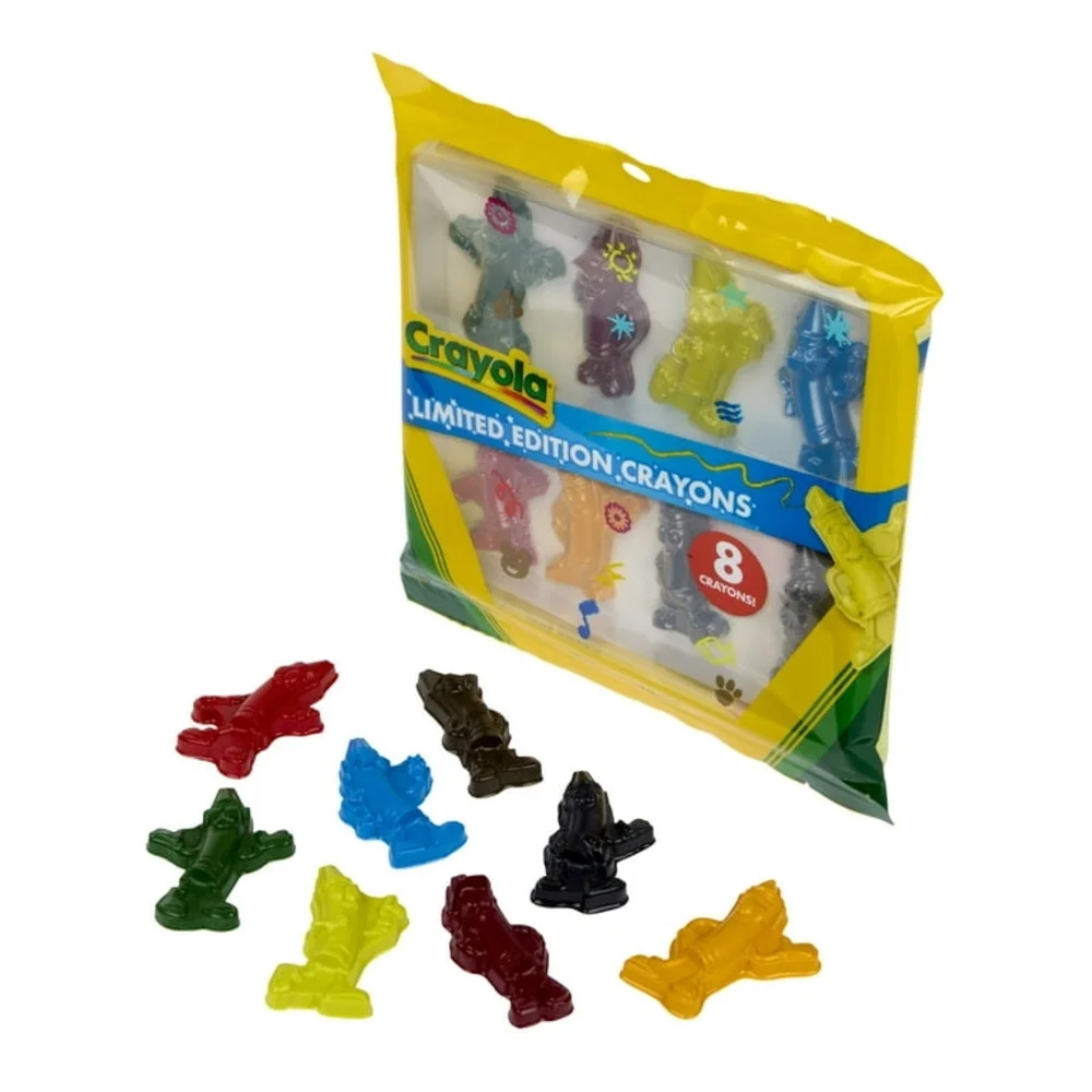 🫟NWT Crayola Tip Character Shaped Crayons, 8 Ct, Limited Edition Retired ColorS